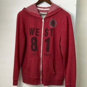 21men Men’s Casual Zip-up Lightweight Hoodie - West 81 Est. 1921